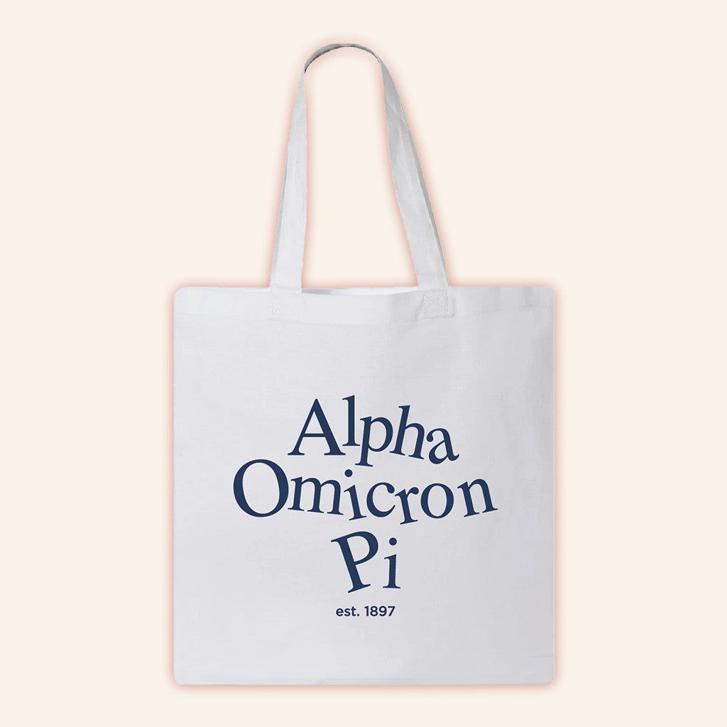 ADPI Merch Alpha Omicron Pi Tote Bag Best Gifts For Daughter