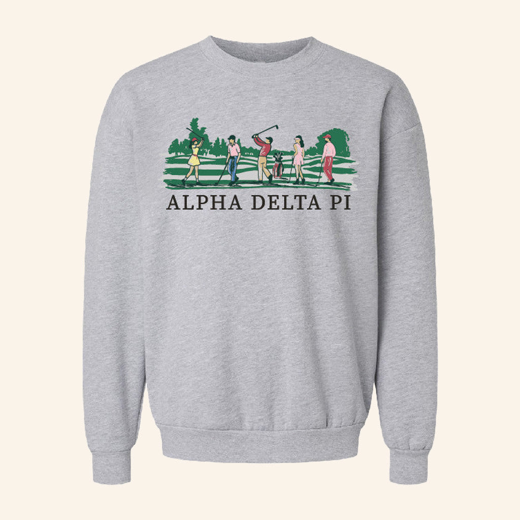ADPI Merch Golfer Alpha Delta Pi Crewneck Sweatshirt Birthday Ideas For Boyfriend ADPI Merch Golfer Alpha Delta Pi Crewneck Sweatshirt Birthday Ideas For Boyfriend