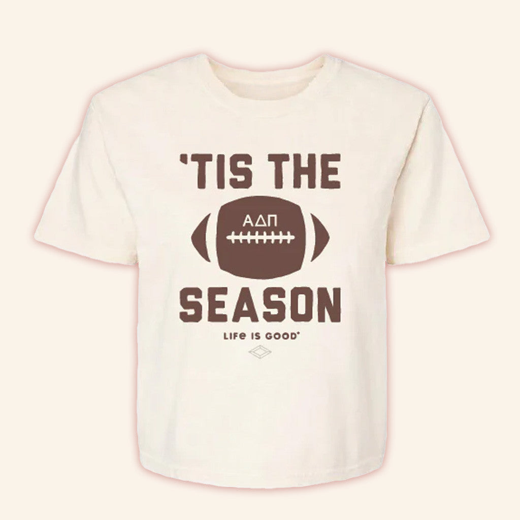 ADPI Merch LIFE IS GOOD Tis The Season Alpha Delta Pi T-Shirt Gifts For Wife ADPI Merch LIFE IS GOOD Tis The Season Alpha Delta Pi T-Shirt Gifts For Wife