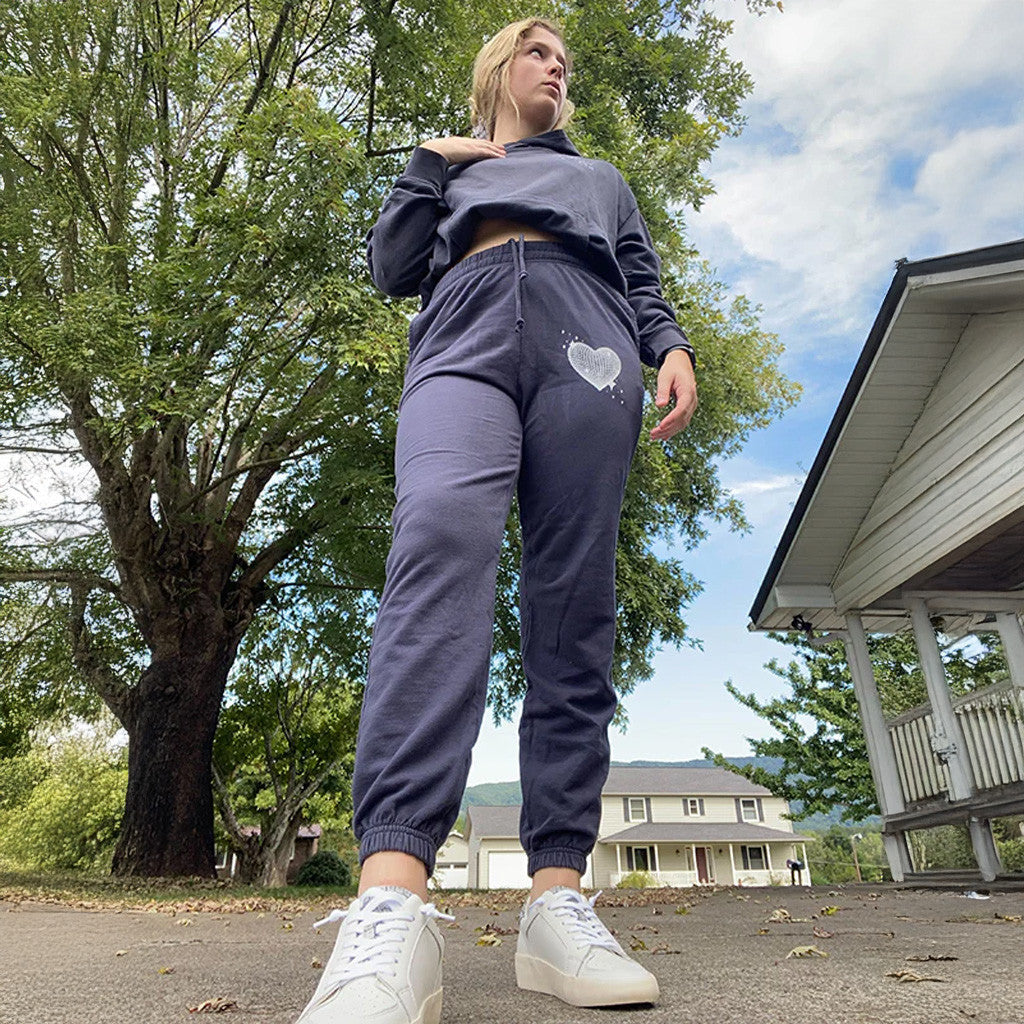 ADPI Merch Midnight Sky Disco Heart Matching Joggers Gifts For Wife ADPI Merch Midnight Sky Disco Heart Matching Joggers Gifts For Wife