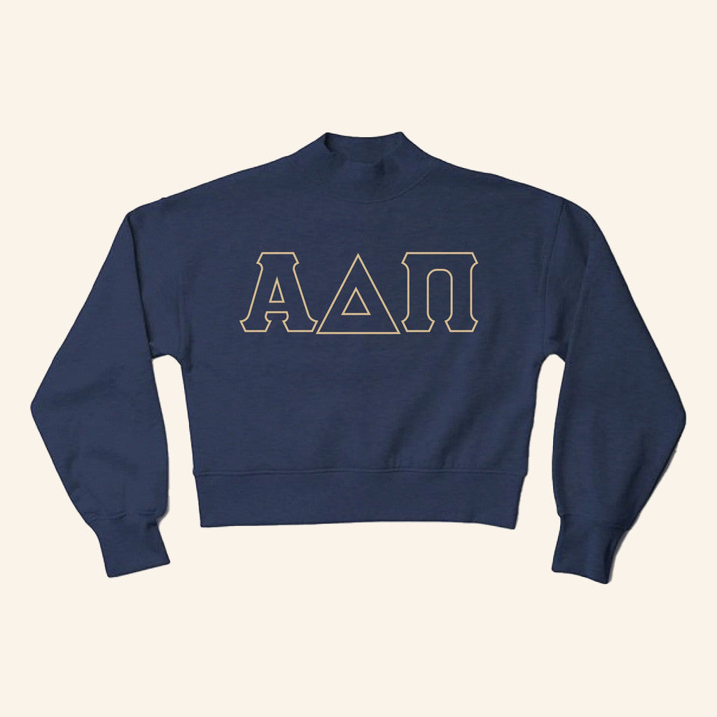 ADPI Merch Navy Alpha Delta Pi Sweatshirt Gifts For Her ADPI Merch Navy Alpha Delta Pi Sweatshirt Gifts For Her