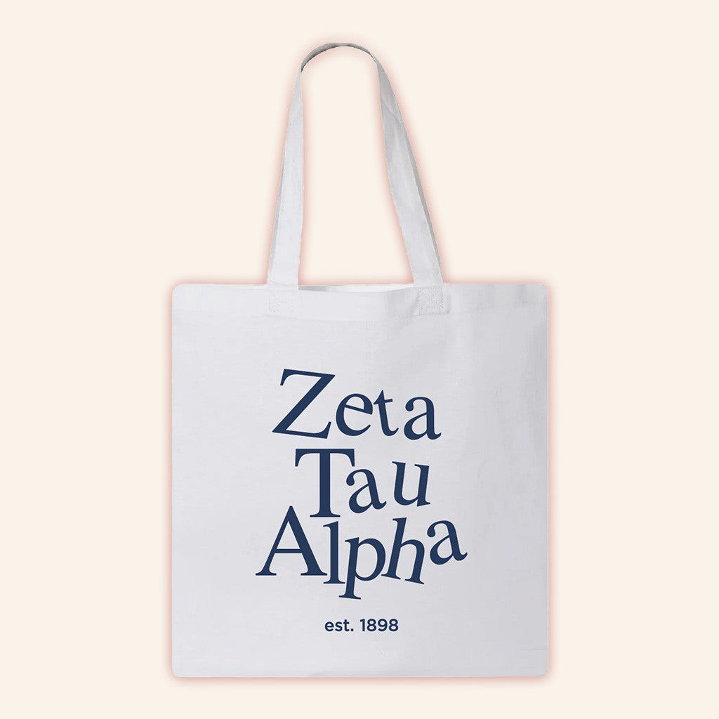 ADPI Merch Zeta Tau Alpha Tote Bag Gift Ideas For Best Friends ADPI Merch Zeta Tau Alpha Tote Bag Gift Ideas For Best Friends