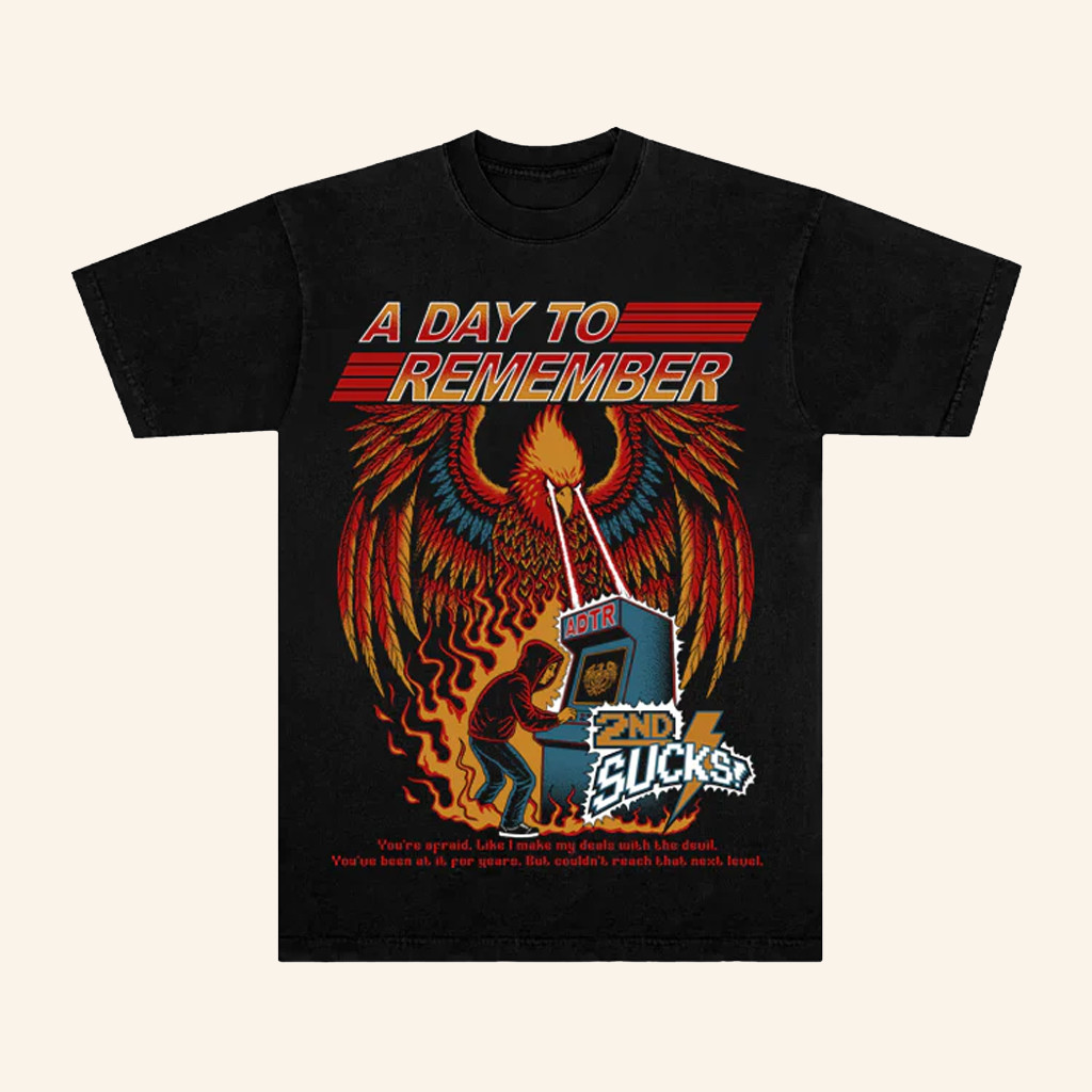 ADTR Merch 2Nd Sucks T-Shirt A Day To Remember Shirt Gifts For Rock Lovers ADTR Merch 2Nd Sucks T-Shirt A Day To Remember Shirt Gifts For Rock Lovers