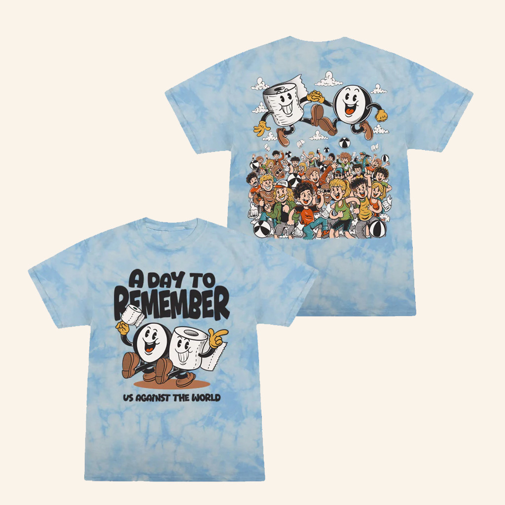 ADTR Merch Beach Ball T-Shirt A Day To Remember Tie Dye Shirt Gifts For Rock Fans ADTR Merch Beach Ball T-Shirt A Day To Remember Tie Dye Shirt Gifts For Rock Fans