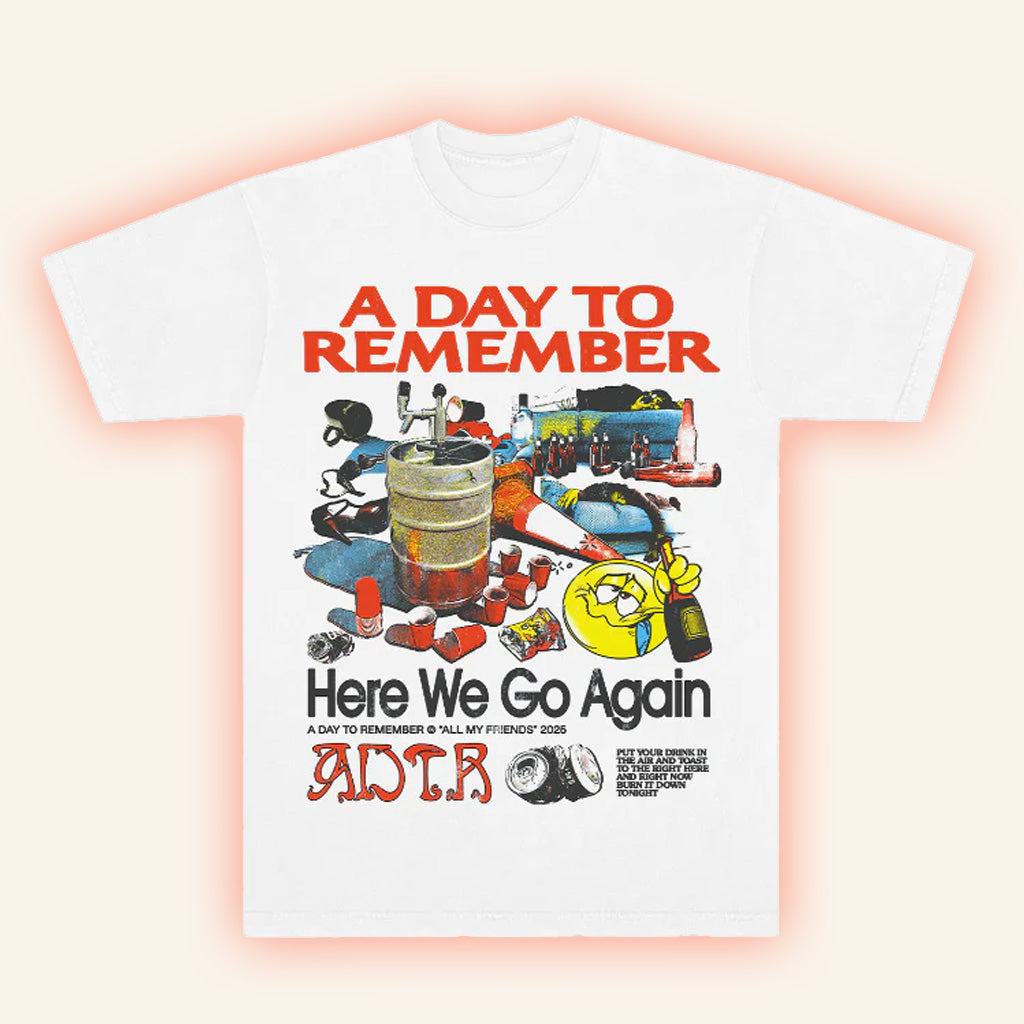 ADTR Merch Here We Go Again T-Shirt Gifts ADTR Merch Here We Go Again T-Shirt Gifts