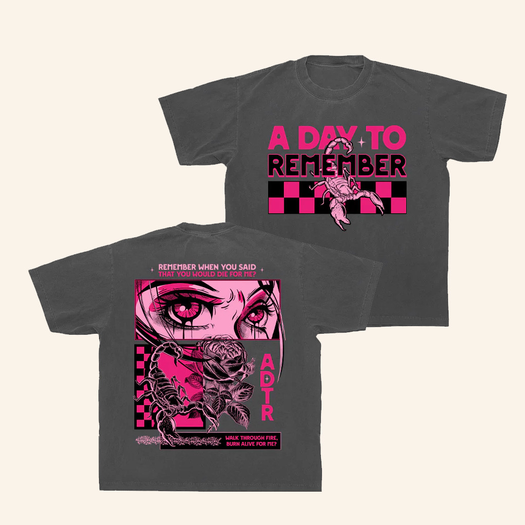 ADTR Merch Scorpion T-Shirt A Day To Remember Merch Best Gift For Rock Lovers ADTR Merch Scorpion T-Shirt A Day To Remember Merch Best Gift For Rock Lovers