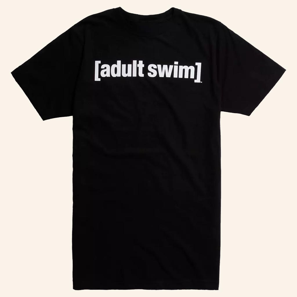 Adult Swim Merch Adult Swim Logo T-Shirt Black Gifts For Him Adult Swim Merch Adult Swim Logo T-Shirt Black Gifts For Him