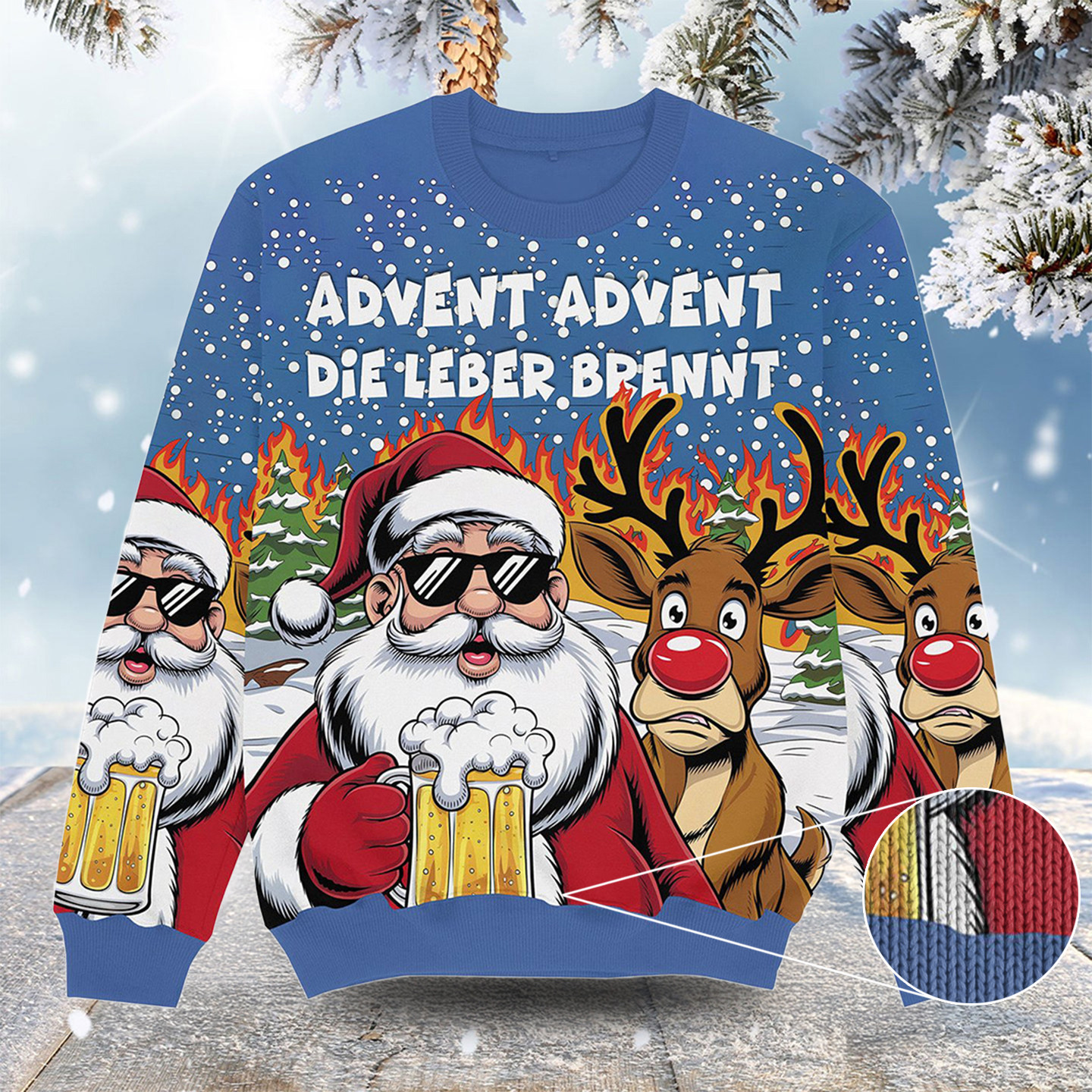 Advent Advent Christmas Ugly Sweater Funny Xmas Apparel Christmas Gifts For Adult Son