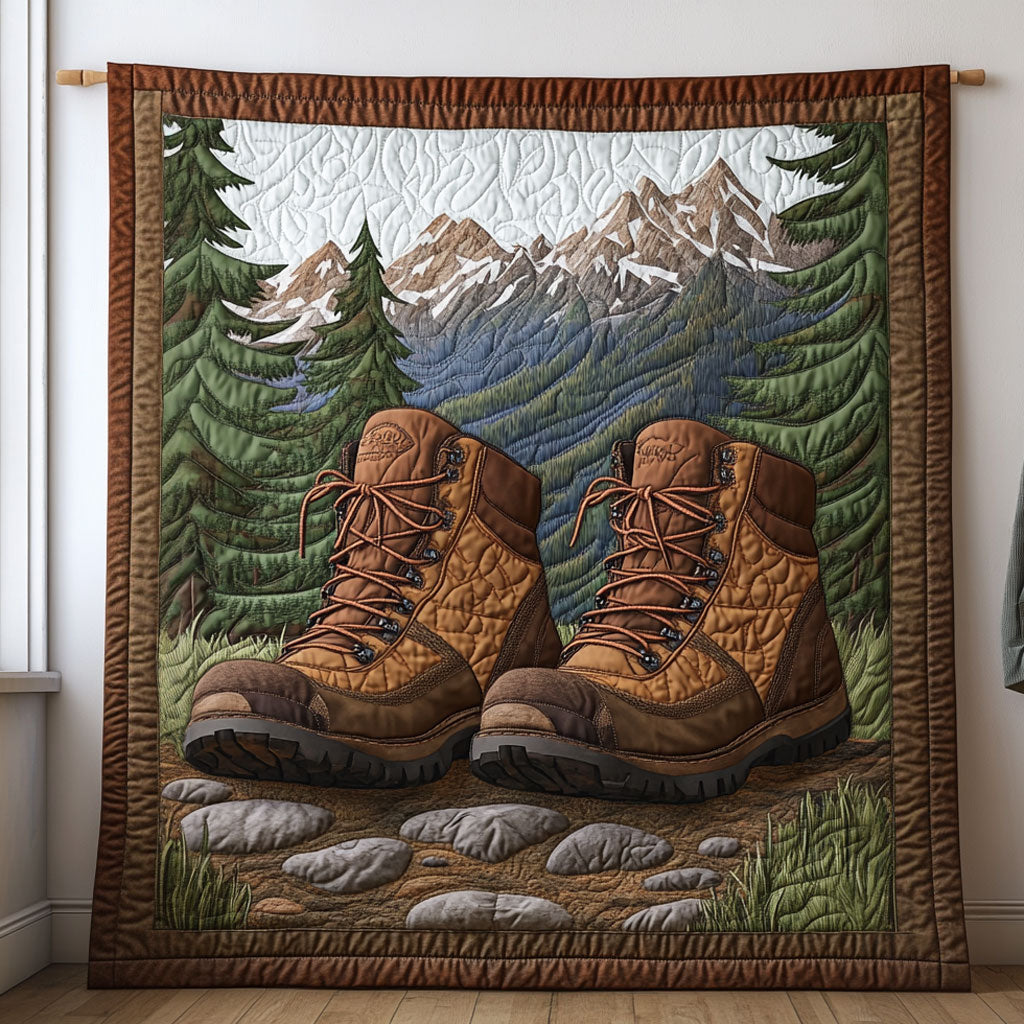 Adventure Boots Quilt Blanket Best Throw Blanket Cowboys Christmas Gifts