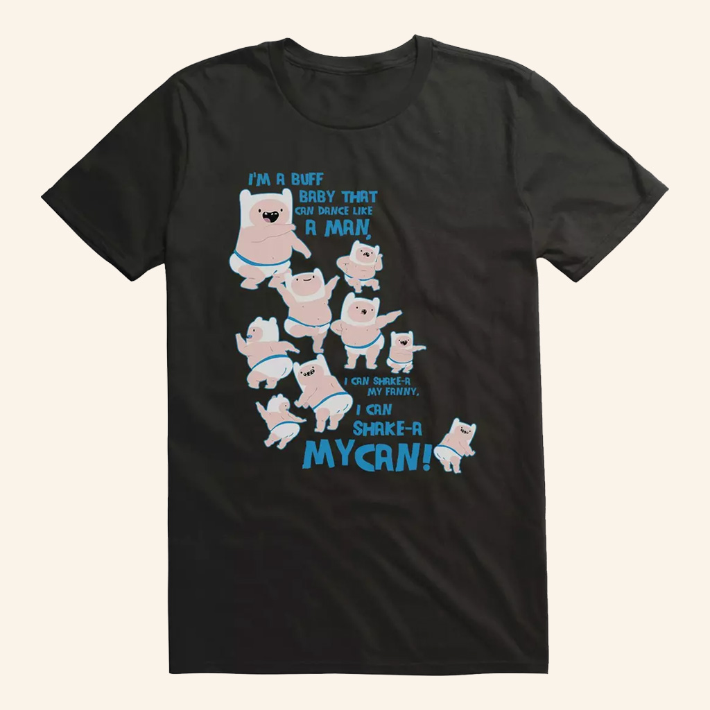 Adventure Time Merch Buff Baby Finn T-Shirt Gift Ideas For Brothers