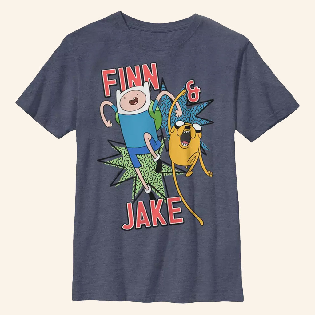 Adventure Time Merch Jake And Finn T-Shirt Great Gifts For Boyfriend