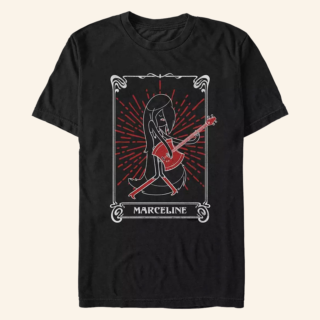 Adventure Time Merch Marceline Tarot T-Shirt Present For Husband