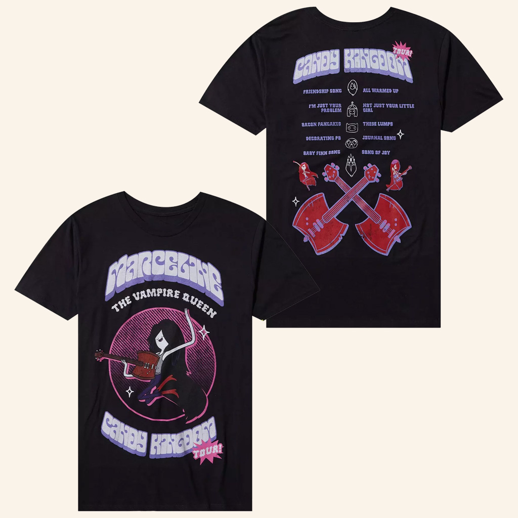 Adventure Time Merch Marceline Tour  T-Shirt Best Gifts For Boyfriend