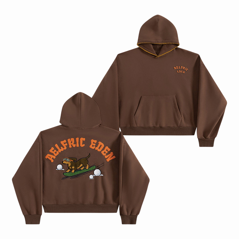 Aelfric Eden Boxy Dog Hoodie Aelfric Eden Apparel Cool Gift For Girlfriend