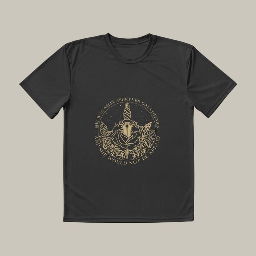 Aelin Galathynius Throne Of Glass Quote T-Shirt A Court Of Thorns And Roses Merch Bookish Present