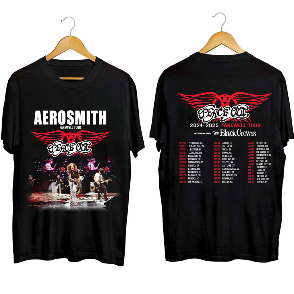 Aerosmith Farewell US Tour Shirt Fan Merch Gift For Concert Lover Aerosmith Farewell US Tour Shirt Fan Merch Gift For Concert Lover