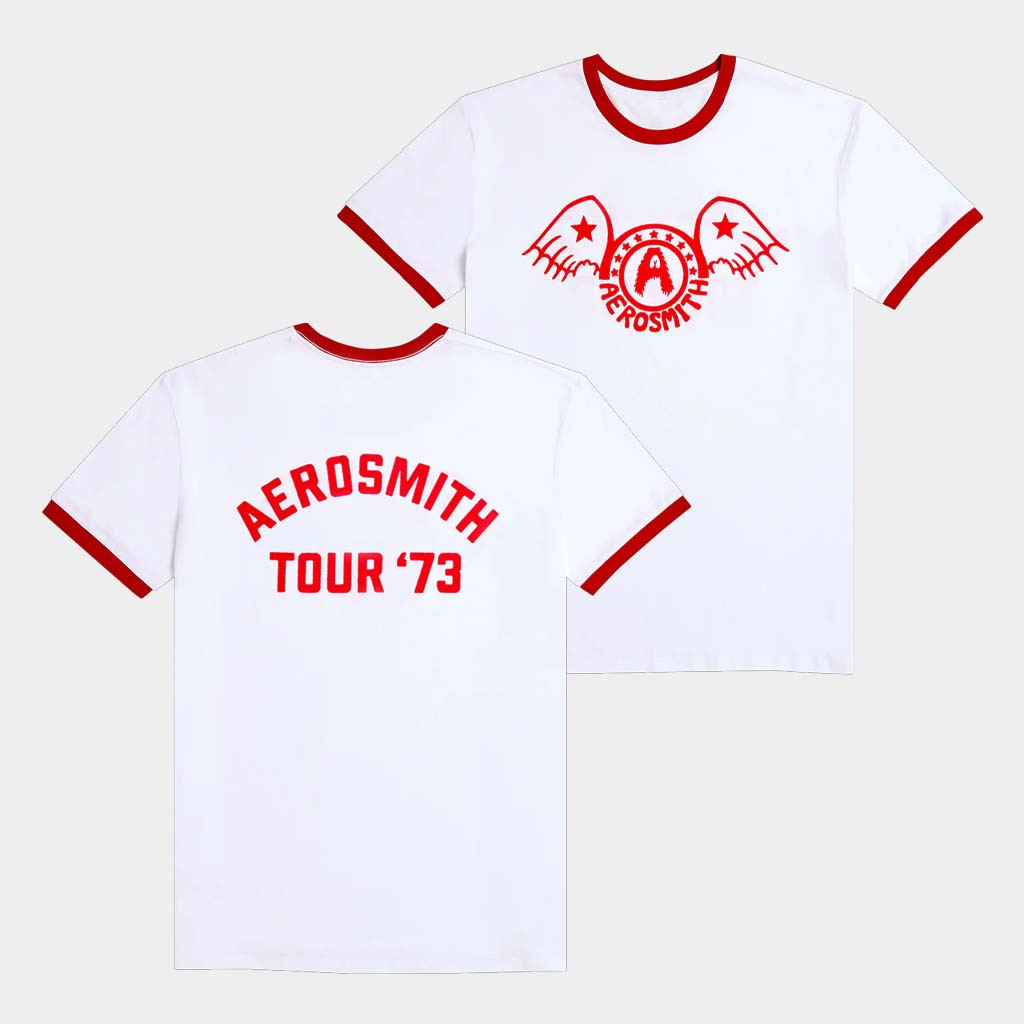 Aerosmith Merch The Legendary Debut Ringer T-Shirt Aerosmith Tour 73 Shirt Gifts For Rock Lovers Aerosmith Merch The Legendary Debut Ringer T-Shirt Aerosmith Tour 73 Shirt Gifts For Rock Lovers