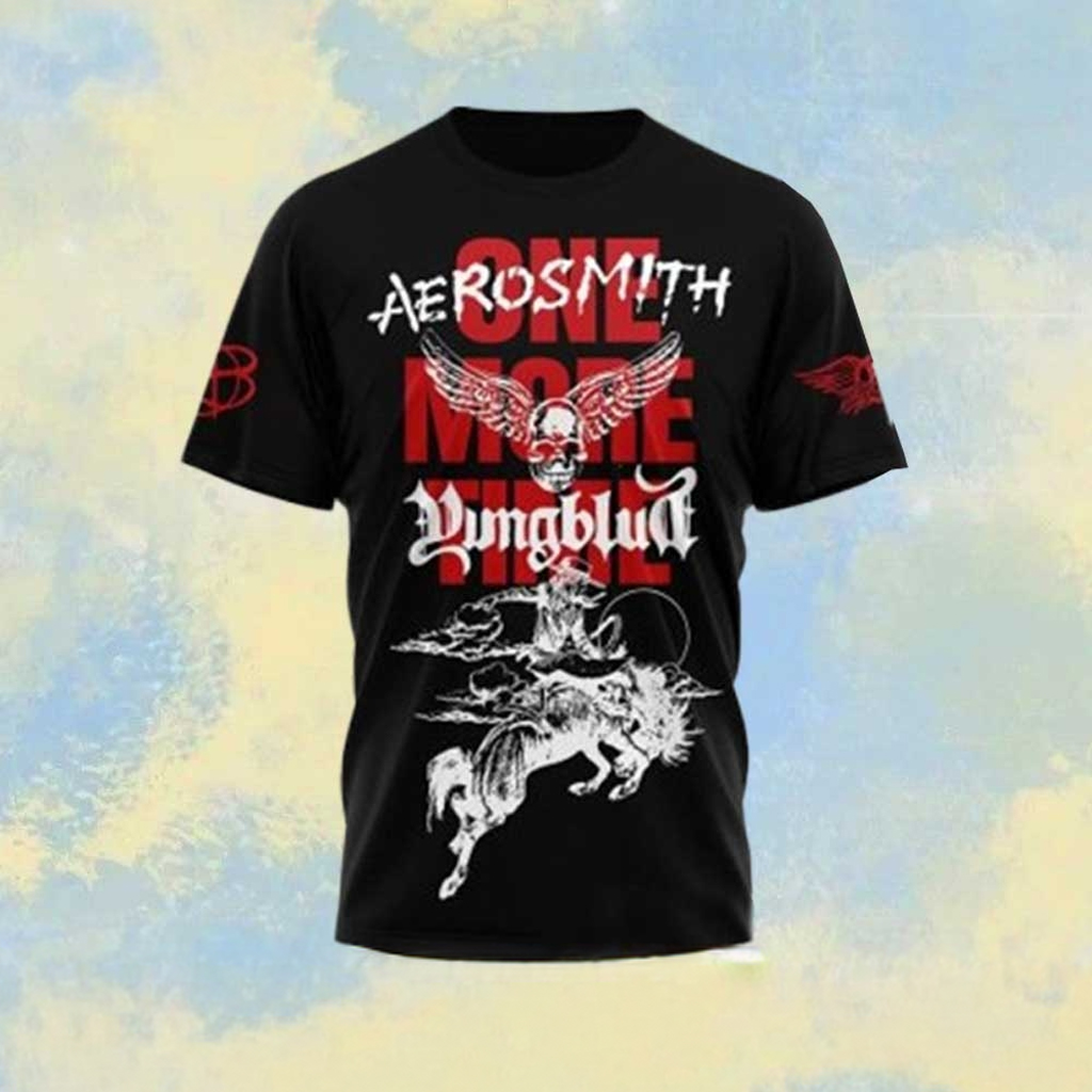 Aerosmith Yungblud One More Time T-Shirt Fan Merch Cool Gifts For Music Lovers Aerosmith Yungblud One More Time T-Shirt Fan Merch Cool Gifts For Music Lovers