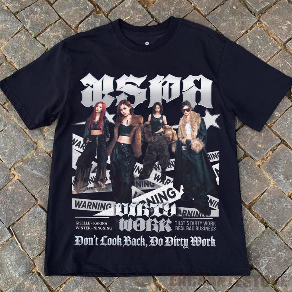 Aespa Dirty Work Shirt Dirty Work T-Shirt Aespa Synk AeXis Line Shirt 2025 Aespa Live Apparel Aespa Dirty Work Shirt Dirty Work T-Shirt Aespa Synk AeXis Line Shirt 2025 Aespa Live Apparel