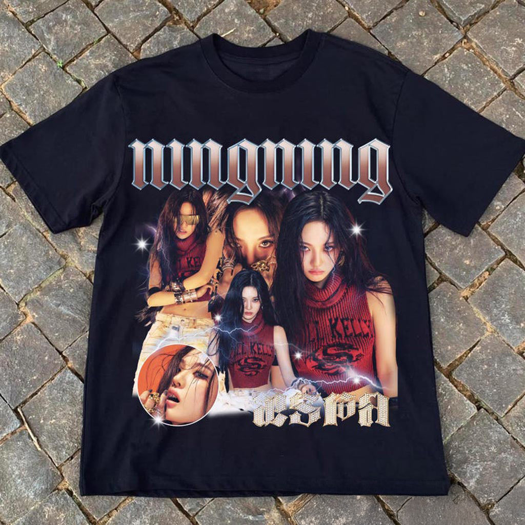 Aespa Ningning Dirty Work Shirt Dirty Work T-Shirt Aespa Synk AeXis Line Shirt 2025 Aespa Tees Aespa Ningning Dirty Work Shirt Dirty Work T-Shirt Aespa Synk AeXis Line Shirt 2025 Aespa Tees