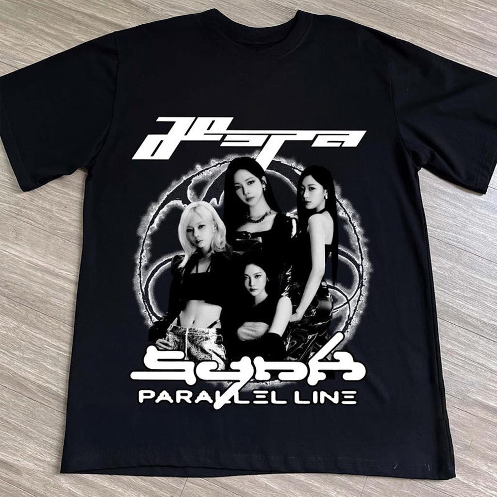 AESPA Synk Parallel Line Tour Shirt Aespa Live Tour In US T-Shirt Aespa Whiplash Shirt For Fans AESPA Synk Parallel Line Tour Shirt Aespa Live Tour In US T-Shirt Aespa Whiplash Shirt For Fans