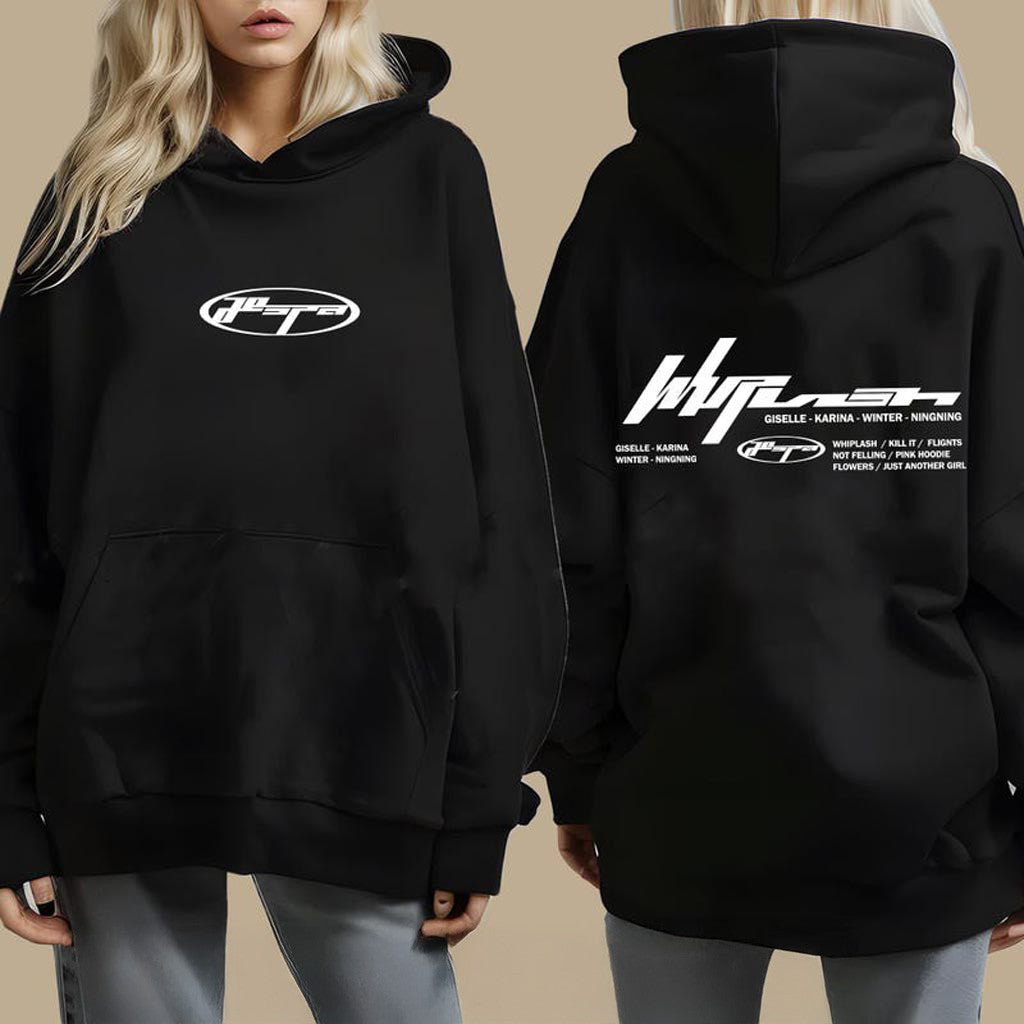 Aespa Whiplash Hoodie AESPA Synk Parallel Line Tour Hoodie Aespa Live Tour Sweatshirt