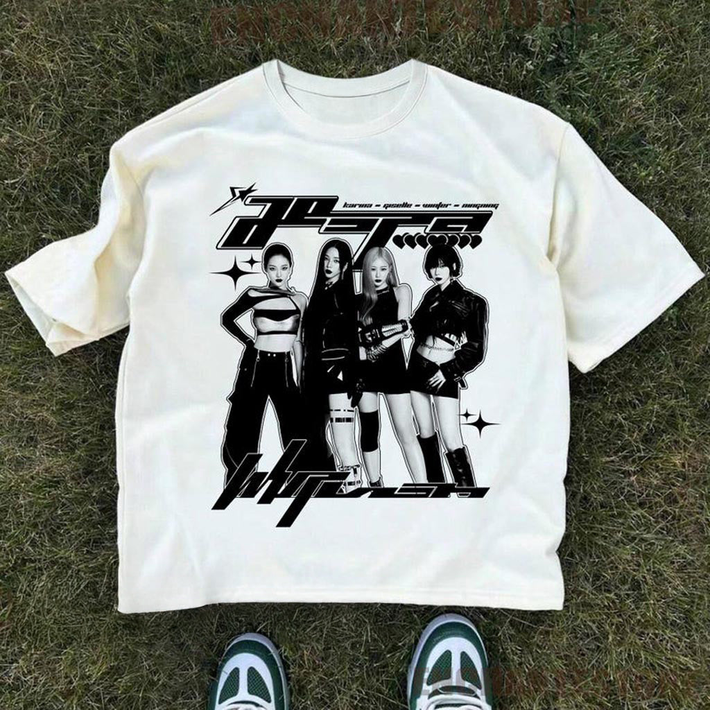 Aespa Whiplash Shirt AESPA Synk Parallel Line Tour T-Shirt Aespa Live Tour Sweatshirt Fan Merch Aespa Whiplash Shirt AESPA Synk Parallel Line Tour T-Shirt Aespa Live Tour Sweatshirt Fan Merch