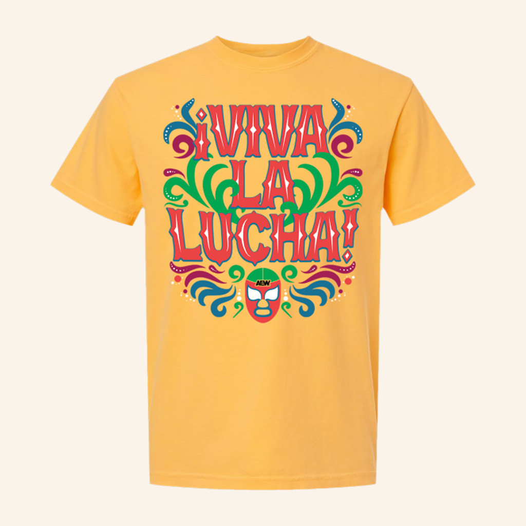 AEW Merch AEW Hispanic Heritage Month iViva La Lucha T-Shirt Gifts For Son
