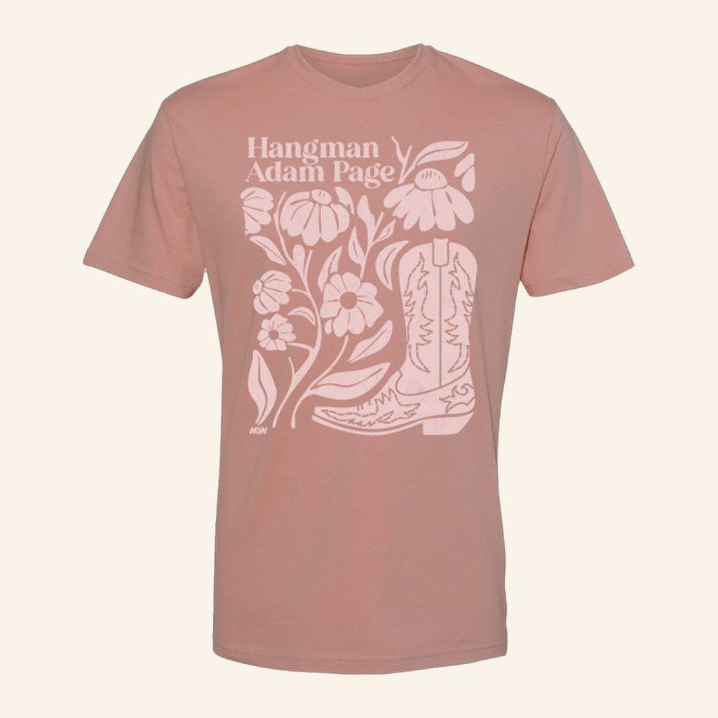 AEW Merch Hangman Adam Page Shirt Flowers Is Plants T-Shirt Gifts For Sister