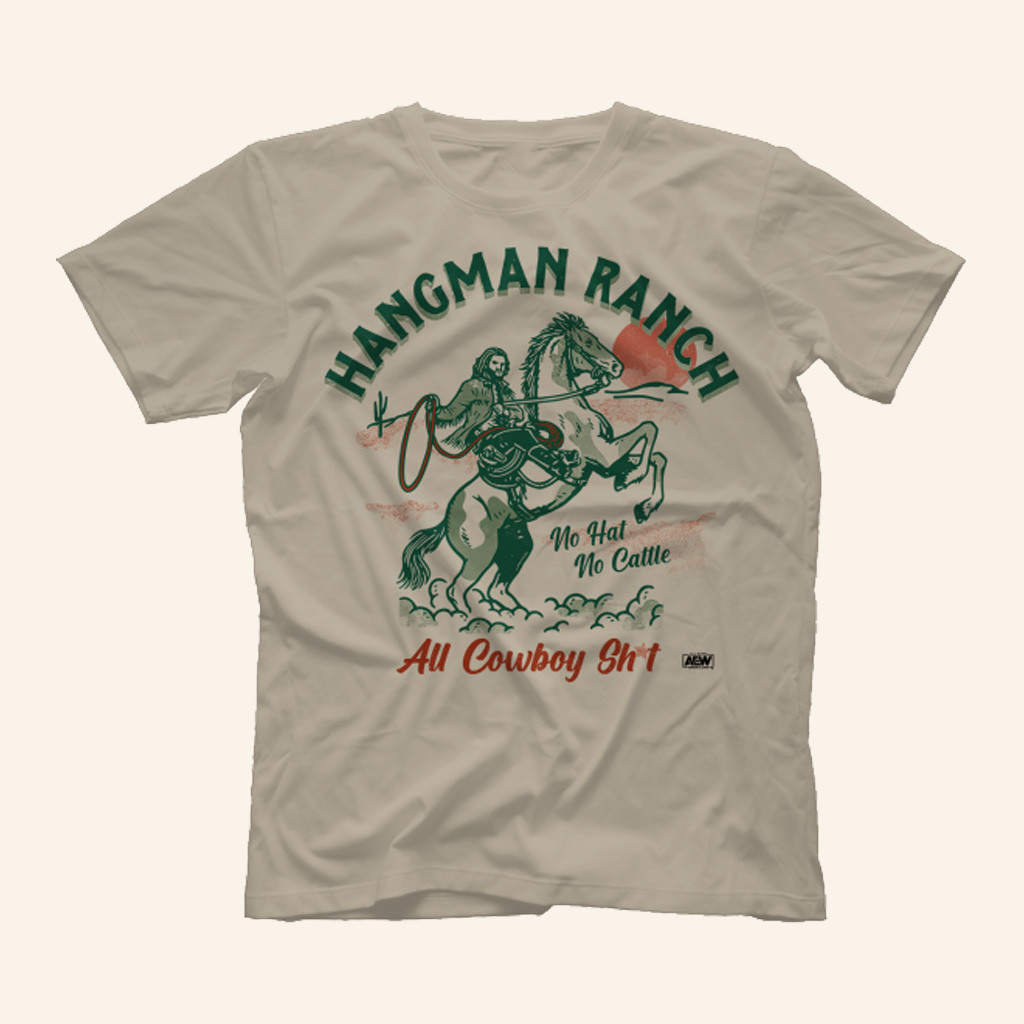 AEW Merch Hangman Adam Page Shirt Hangman Ranch T-Shirt Gifts For Father AEW Merch Hangman Adam Page Shirt Hangman Ranch T-Shirt Gifts For Father