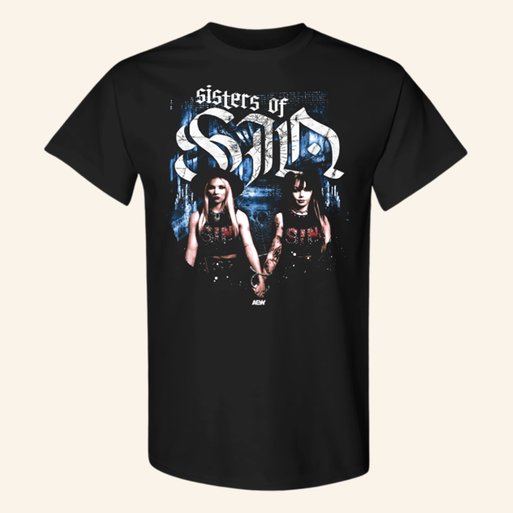 AEW Merch Julia Hart And Skye Blue T-Shirt Sisters Of Sin Shirt Gift Ideas For Wife