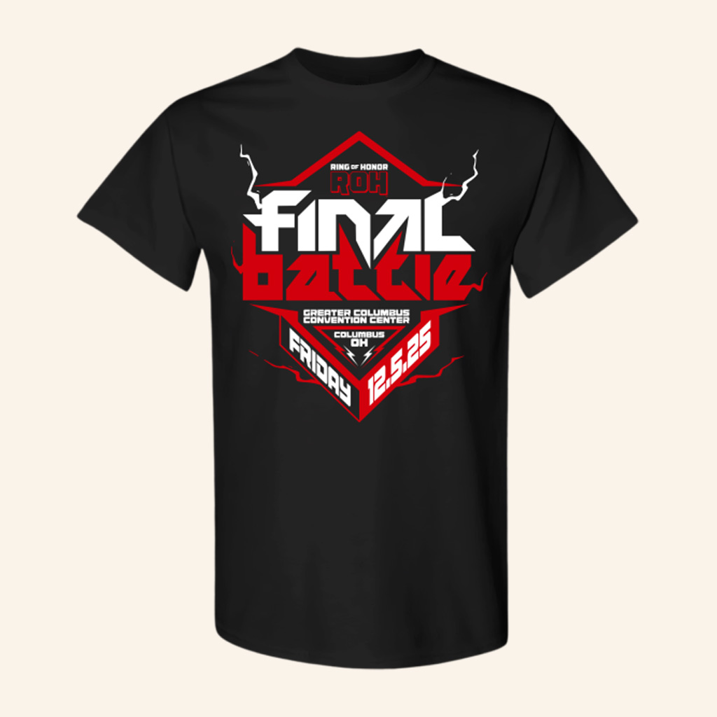 AEW Merch ROH Final Battle 2025 Event T-Shirt Gift Ideas For Dad