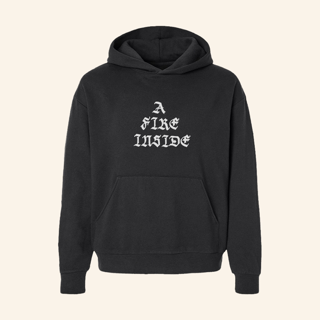 AFI Merch A Fire Inside Black Hoodie Best Gifts For Rock Music Lovers AFI Merch A Fire Inside Black Hoodie Best Gifts For Rock Music Lovers