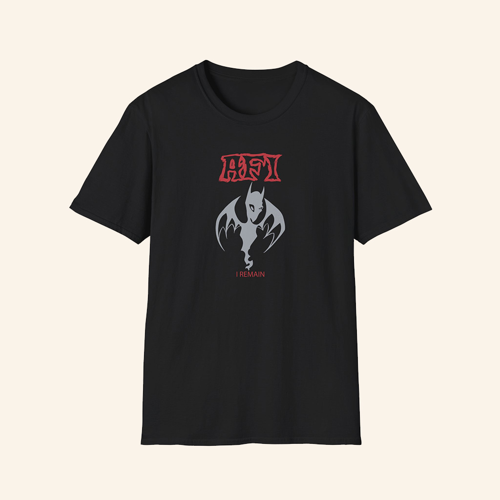 AFI Merch AFI I Remain Black T-Shirt Gift Ideas For Rock Music Lovers