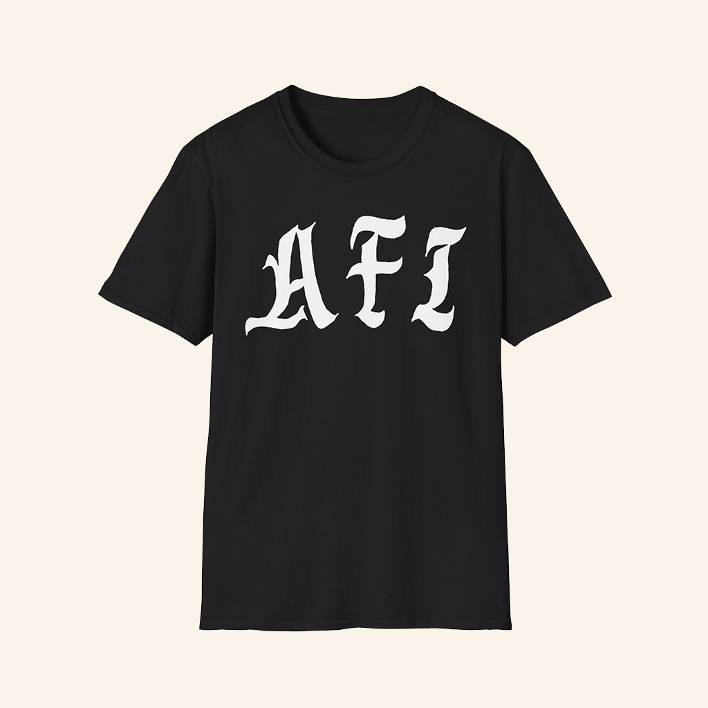 AFI Merch AFI Logo Black T-Shirt Gift Ideas For Rock Music Lovers AFI Merch AFI Logo Black T-Shirt Gift Ideas For Rock Music Lovers