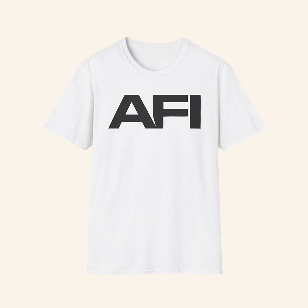 AFI Merch AFI Logo White T-Shirt Birthday Gifts For Music Lovers AFI Merch AFI Logo White T-Shirt Birthday Gifts For Music Lovers