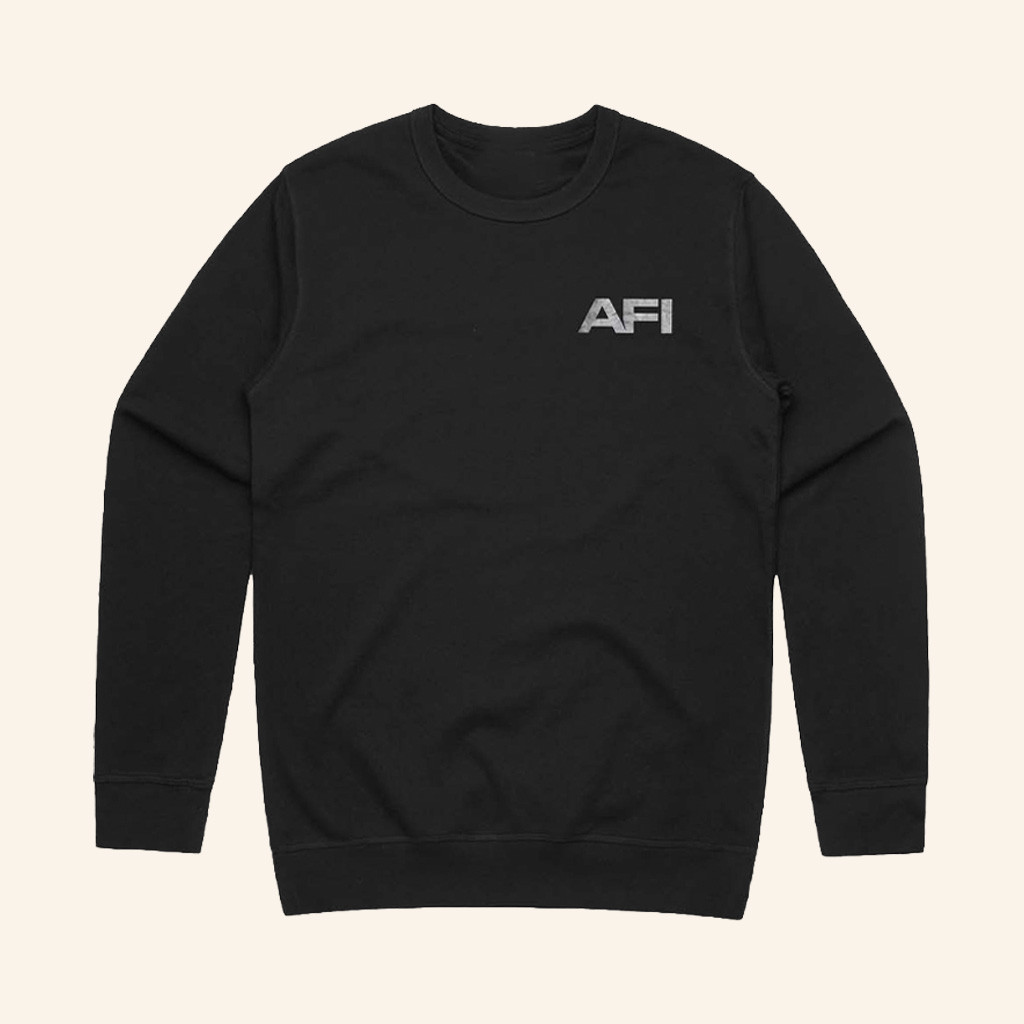 AFI Merch Logo Black Sweatshirt Unique Gift For Rock Music Lovers AFI Merch Logo Black Sweatshirt Unique Gift For Rock Music Lovers