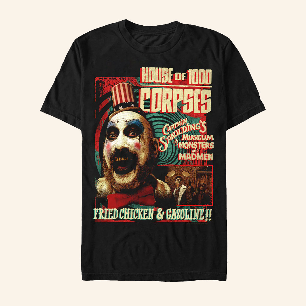 AFM Records Merch House Of 1000 Corpses Captain Spaulding Museum T-Shirt Gifts For Brother AFM Records Merch House Of 1000 Corpses Captain Spaulding Museum T-Shirt Gifts For Brother