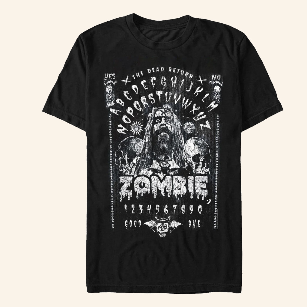 AFM Records Merch Rob Zombie Spiritboard T-Shirt Best Gifts For Husband AFM Records Merch Rob Zombie Spiritboard T-Shirt Best Gifts For Husband
