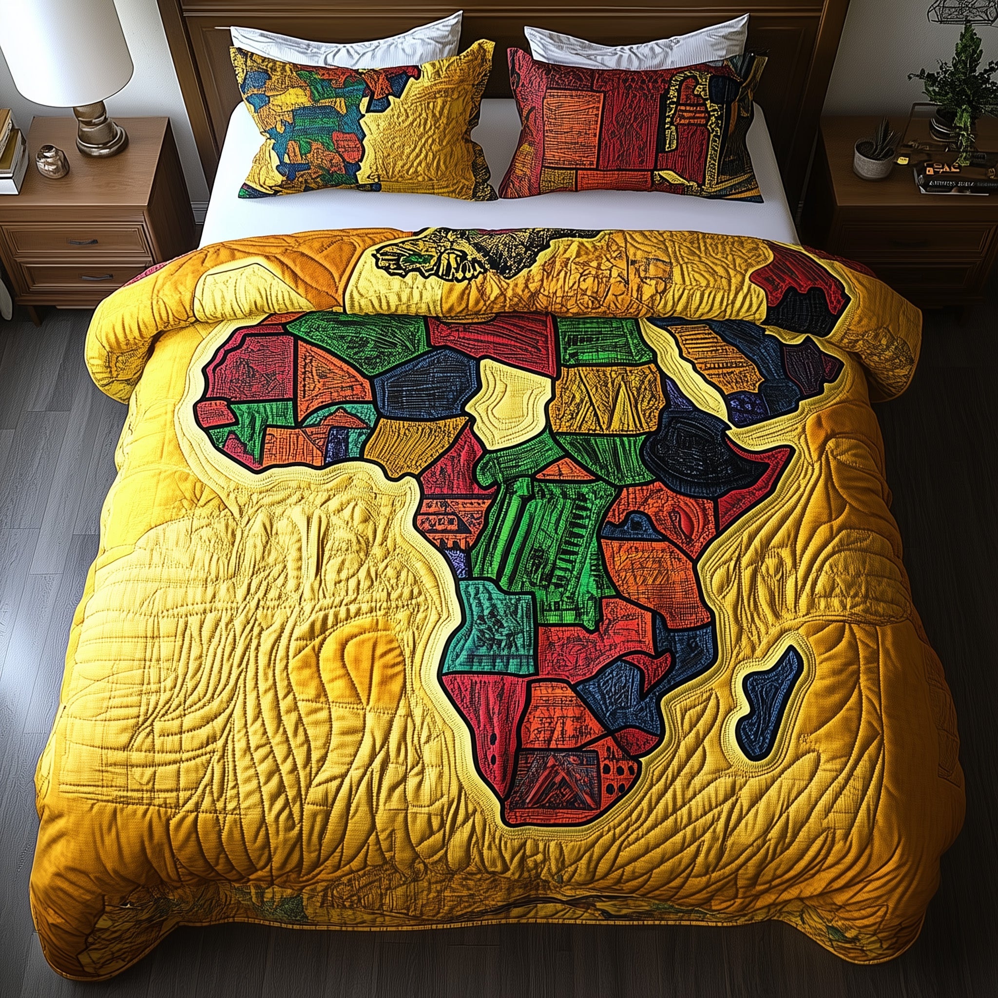 Africa Duvet Cover Set Valentineâ€™s Day Merch Gift