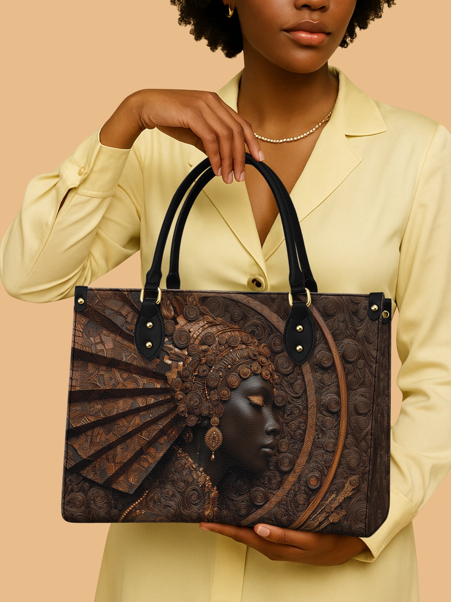 Africa Queen Goddess's Shine Bag African Art Inspired Bag Unique Native Presents For Her