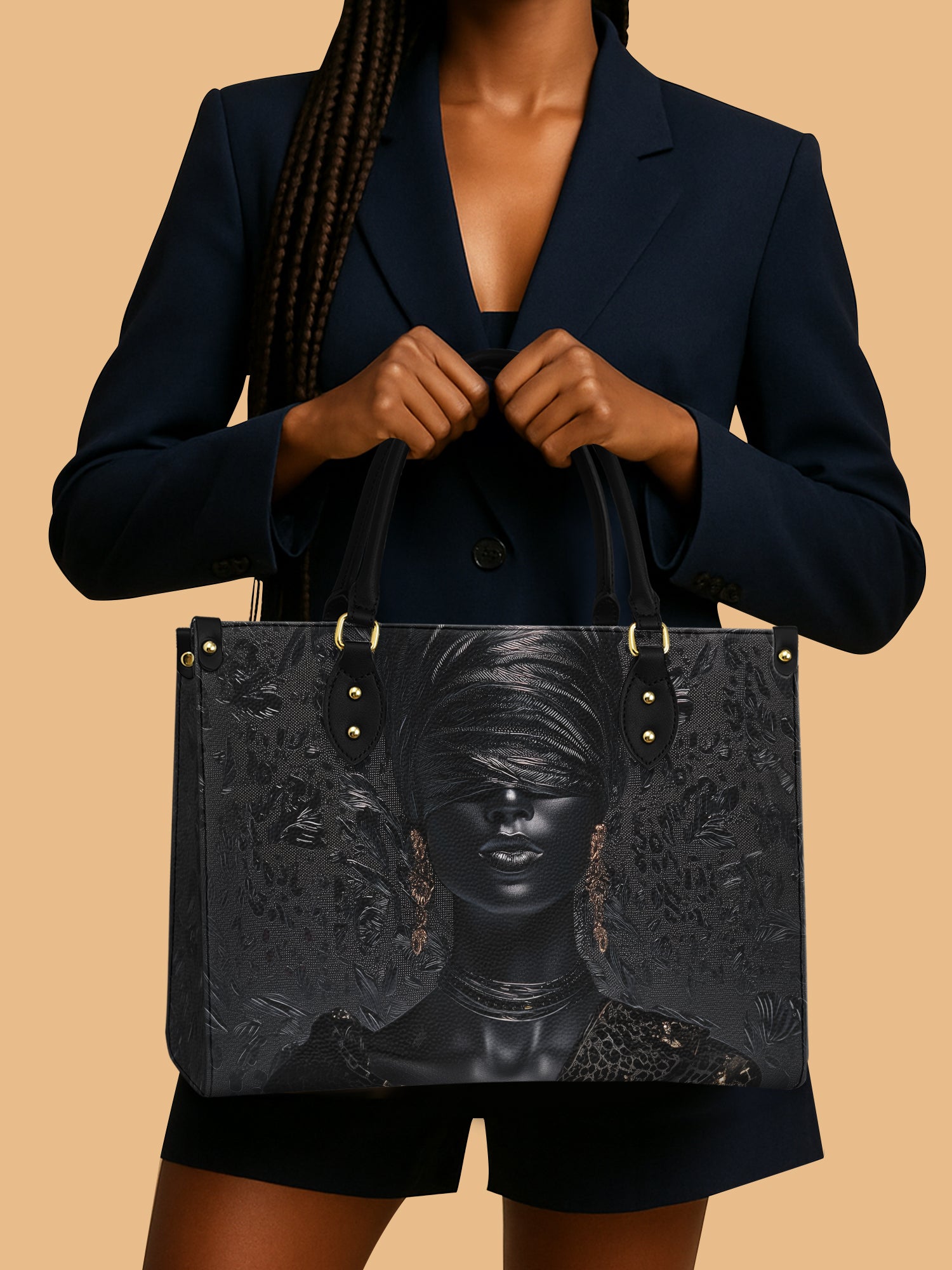 Africa Queen Sleek And Mysterious Leather Melanin African American Gift Ideas For Her
