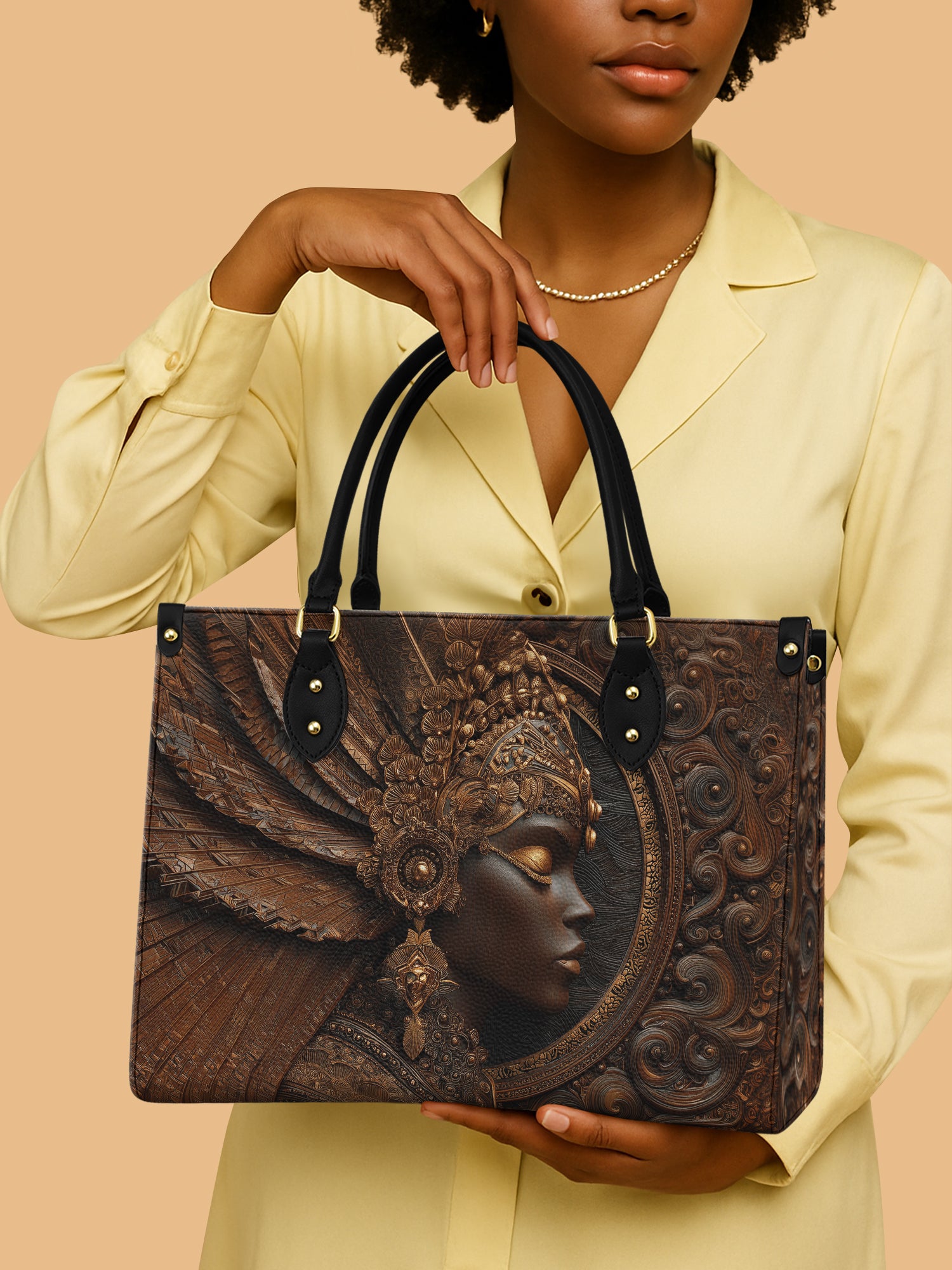 Africa Queen Sun Glory Bag Black Woman Theme Bag Melanin African American Gifts For Her