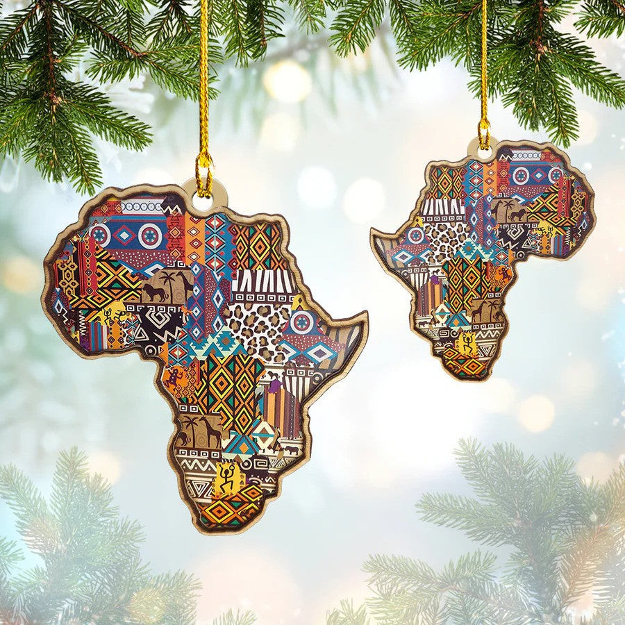 African American Acrylic Ornament for Back Women Black Men