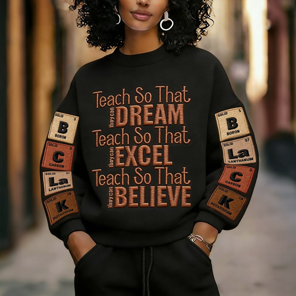 African American Inspirational Sweatshirt USA Melanin Apparel Patriotic Gift For Girl