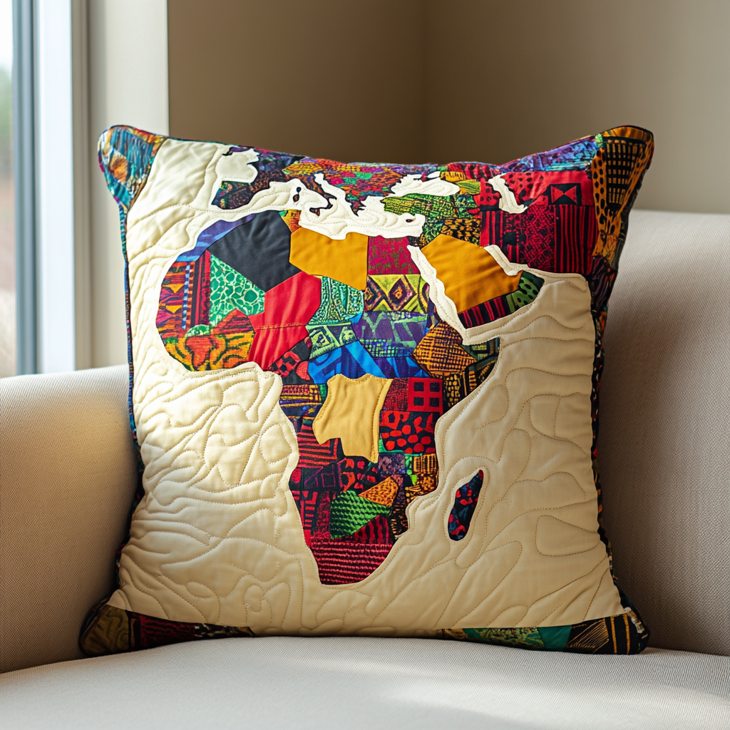 African Dream Quilted Pillow Case Decorative Throw Pillow Covers Best African American Gifts