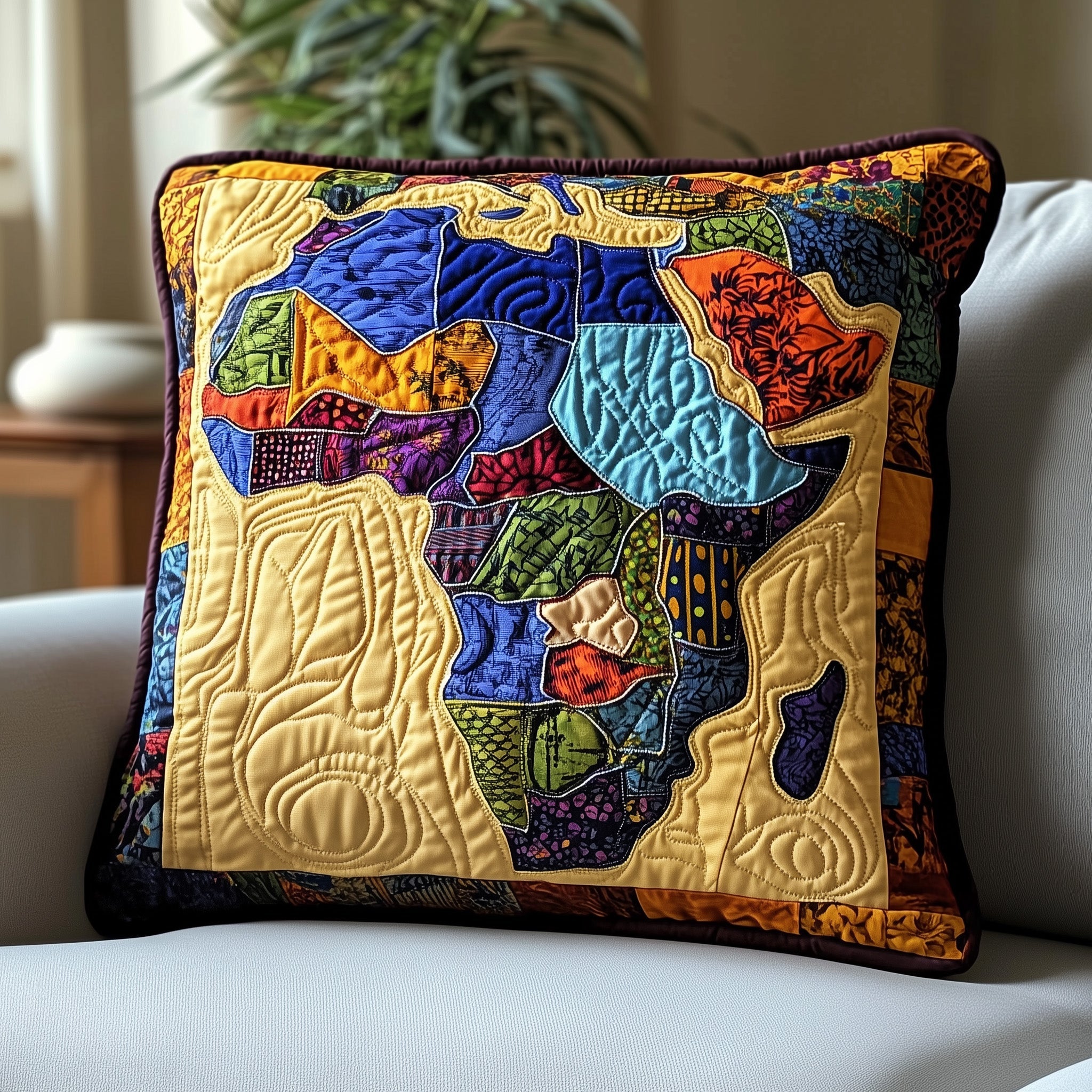African Dream Quilted Pillow Case Gift For Dad(1)