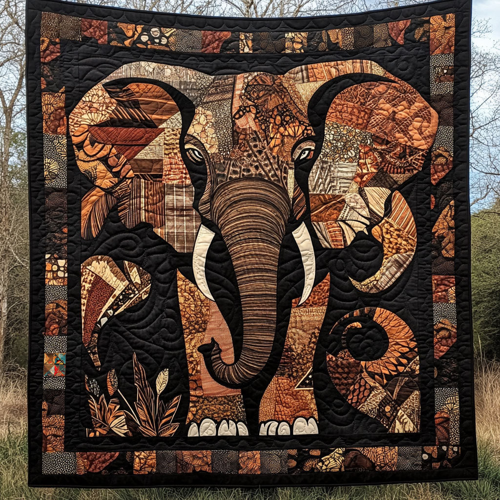African Elephant Animal Themed Quilt Blanket Unique Christmas Presents For Animal Lovers