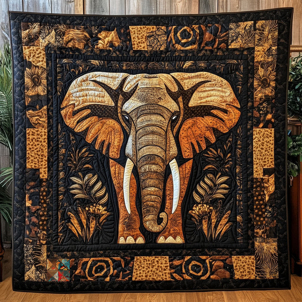 African Elephant Quilt Blanket Couch Blanket Awesome Mother's Day Gifts For Mom