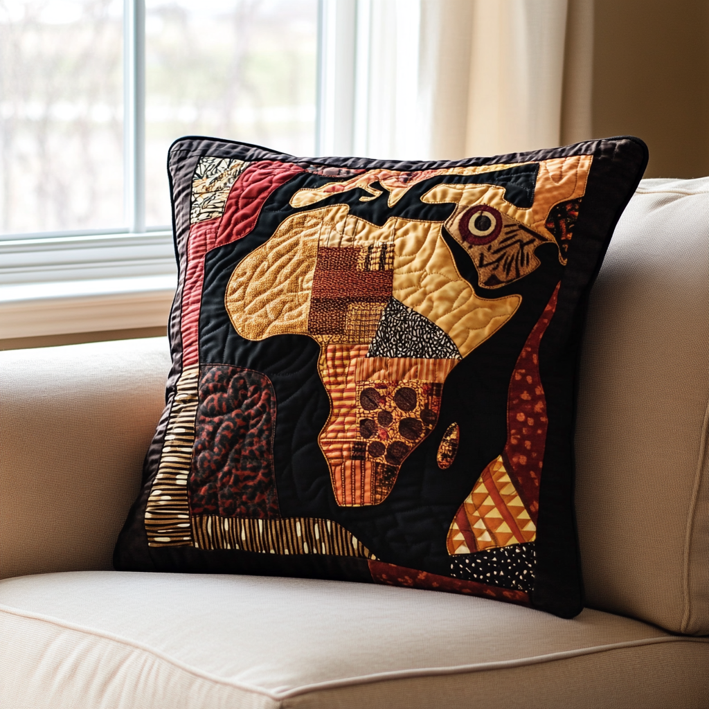 African Essence Quilted Pillow Case Best Cool Pillow Cases Best African American Gifts